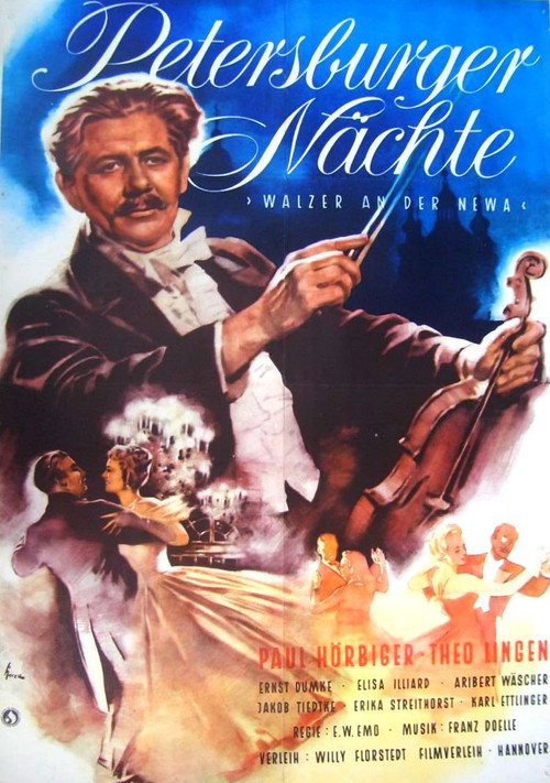 Movie poster for Petersburger Nächte (1935)