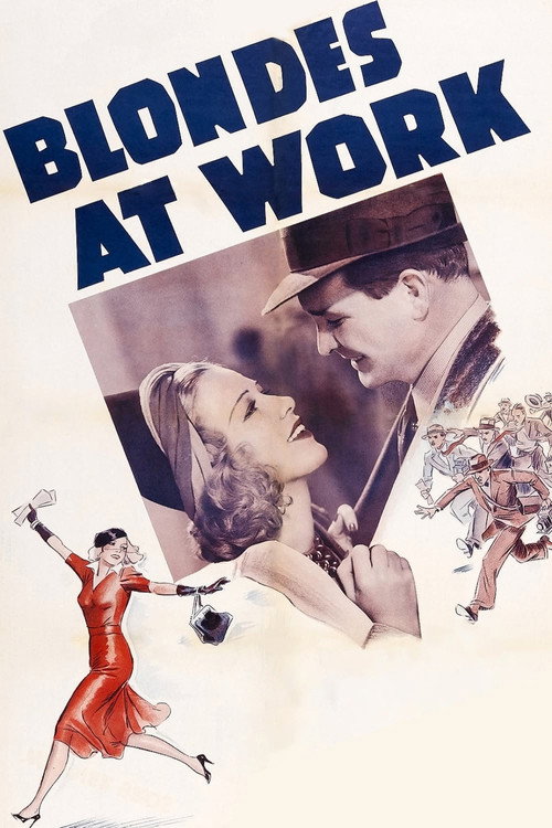 Movie poster for Blondes at Work (1938)