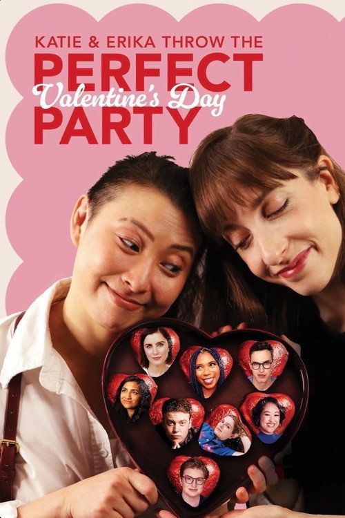 Movie poster for Katie and Erika Throw The Perfect (Valentine’s Day) Party (2025)