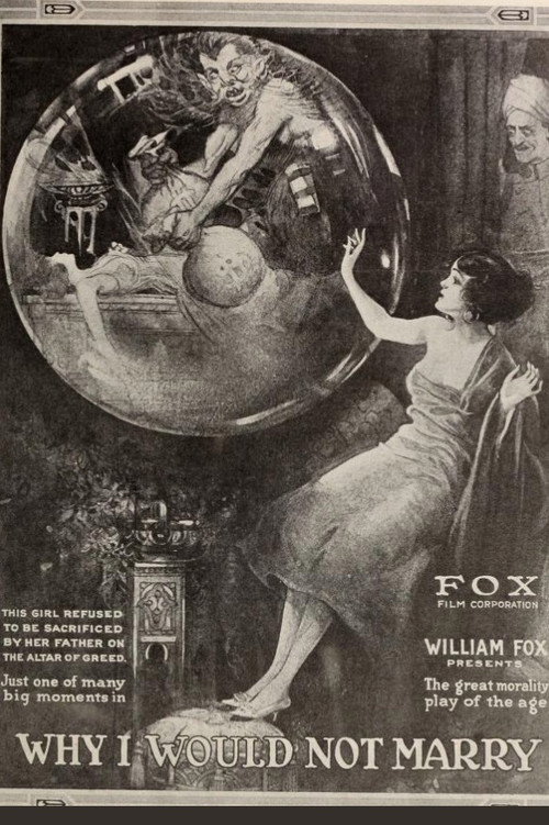 Movie poster for Why I Would Not Marry (1918)