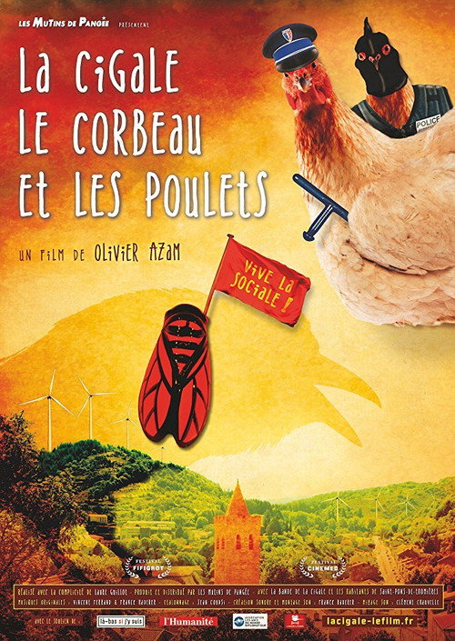 Movie poster for La Cigale, le Corbeau et les Poulets (2017)