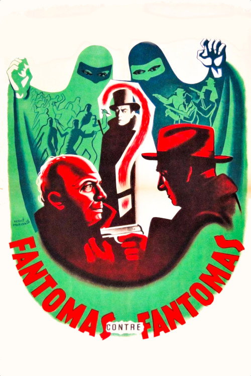 Movie poster for Fantomas Against Fantomas (1949)