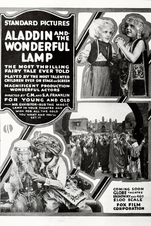 Movie poster for Aladdin and the Wonderful Lamp (1917)