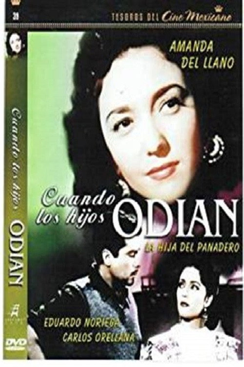 Movie poster for Cuando los hijos odian (1950)