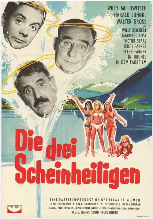 Movie poster for Die drei Scheinheiligen (1964)