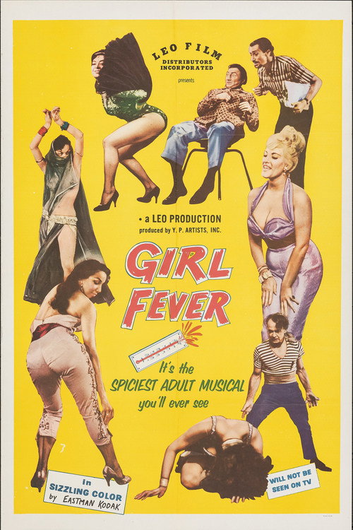 Movie poster for Girl Fever (1960)