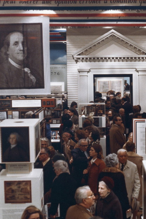 Movie poster for The World of Franklin and Jefferson: The Opening Of An Exhibition (1976)