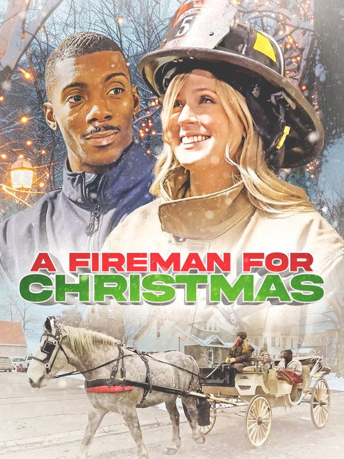 Movie poster for A Fireman for Christmas (2024)