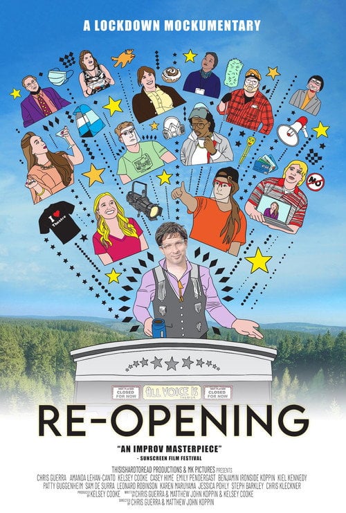 Movie poster for RE-OPENING: A Lockdown Mockumentary (2023)