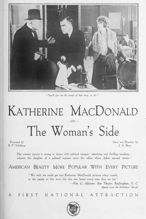 Movie poster for The Woman's Side (1922)