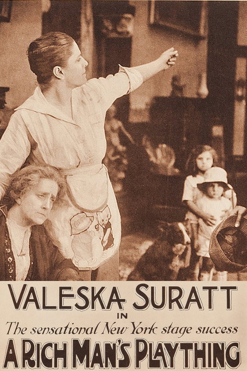Movie poster for A Rich Man's Plaything (1917)