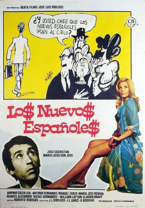 Movie poster for Los nuevos españoles (1974)