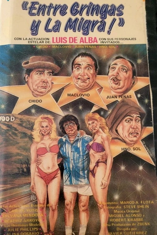Movie poster for Entre gringas y la migra (1987)
