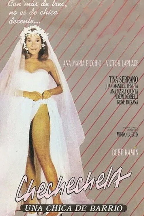 Movie poster for Chechechela, una chica de barrio (1986)