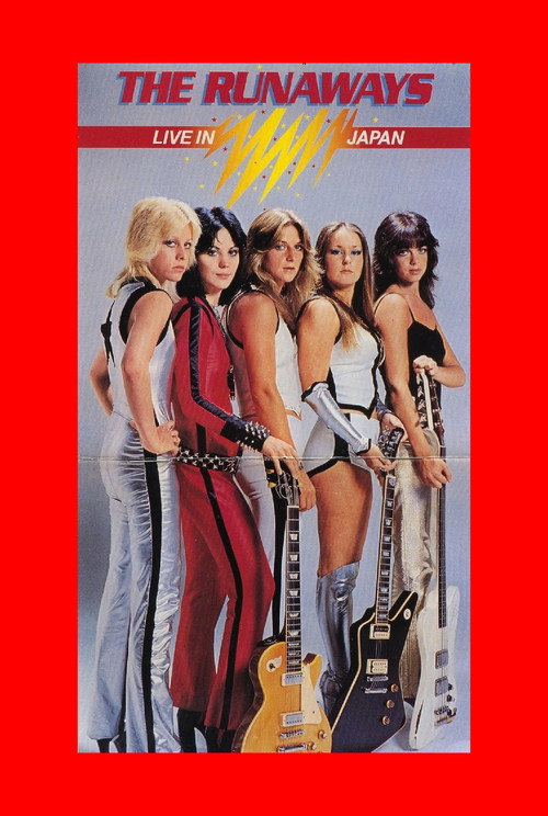 Movie poster for The Runaways Live in Japan (1977)