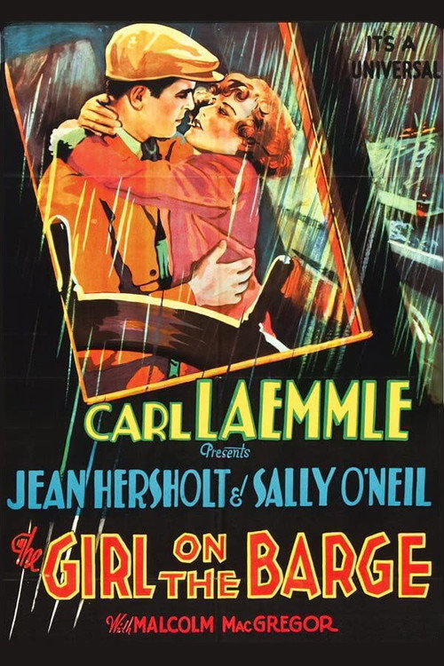 Movie poster for The Girl on the Barge (1929)