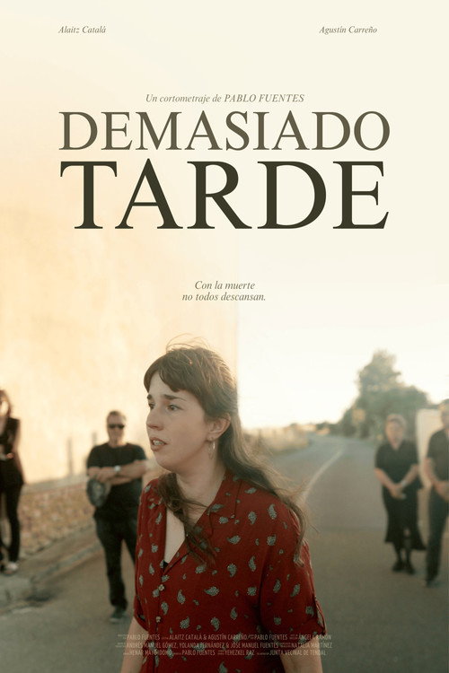Movie poster for Demasiado tarde (2026)