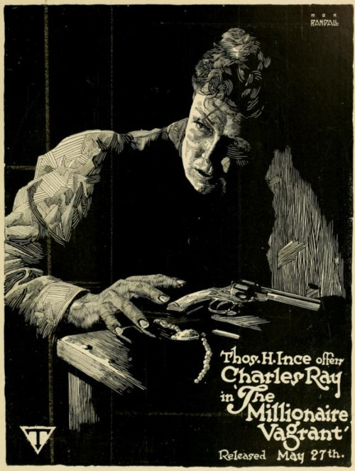 Movie poster for The Millionaire Vagrant (1917)