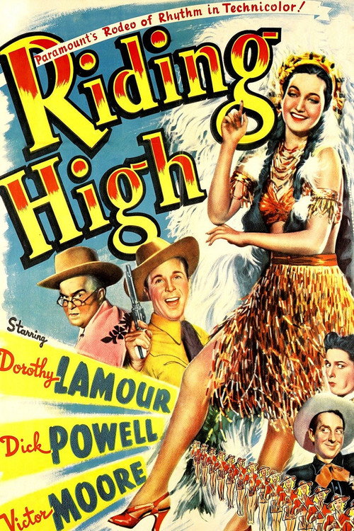 Movie poster for Riding High (1943)