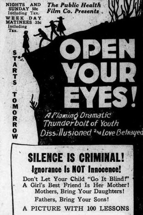 Movie poster for Open Your Eyes (1919)