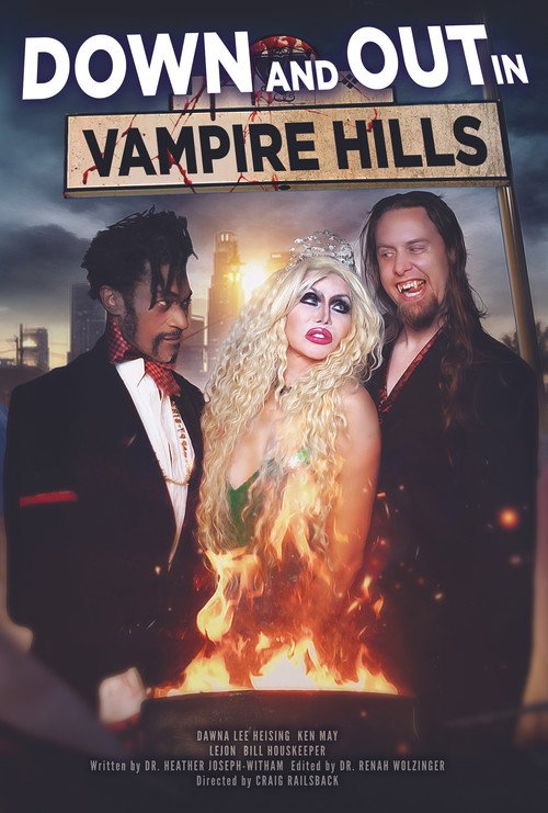 Movie poster for Down and Out in Vampire Hills (2023)
