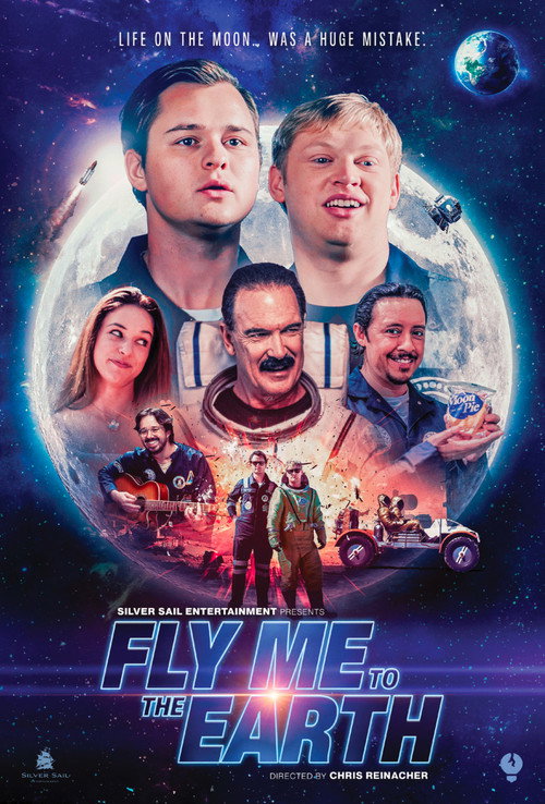 Movie poster for fly me to the earth (2025)