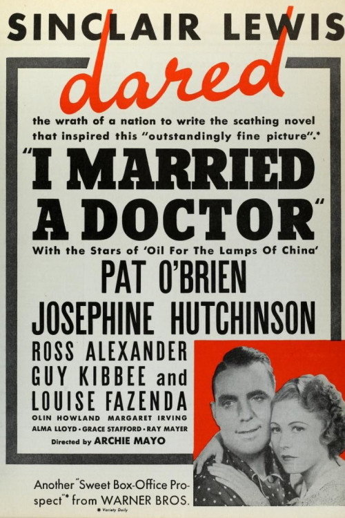 Movie poster for I Married a Doctor (1936)