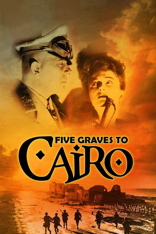 Movie poster for Five Graves to Cairo (1943)