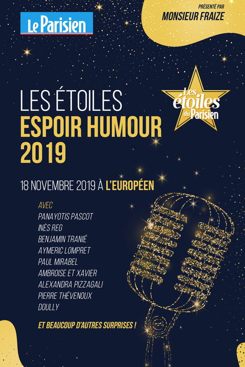 Movie poster for Les Etoiles Espoir Humour Du Parisien 2019 (2019)