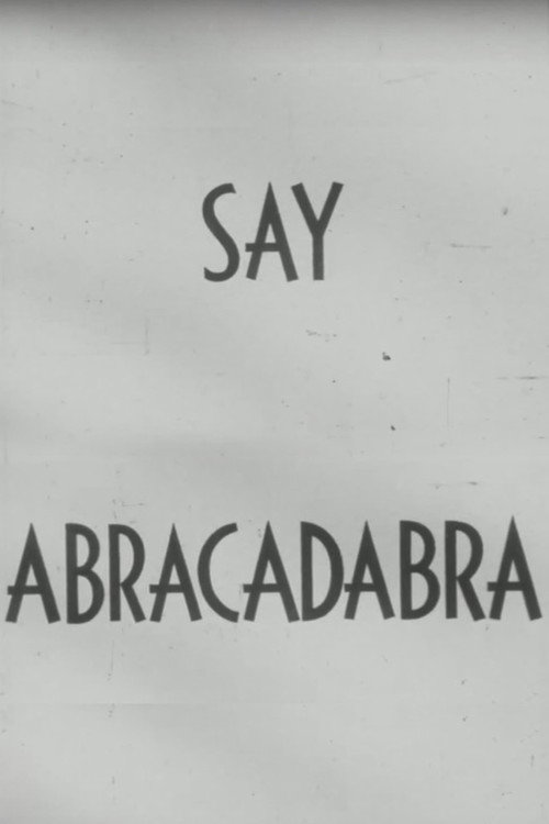 Movie poster for Say Abracadabra (1952)