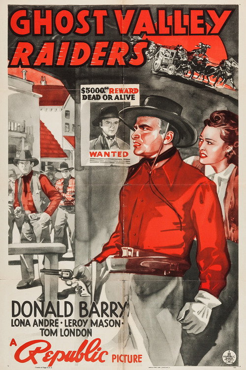 Movie poster for Ghost Valley Raiders (1940)