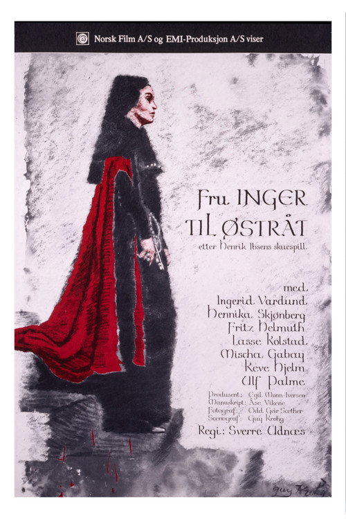 Movie poster for Lady Inger of Ostrat (1975)