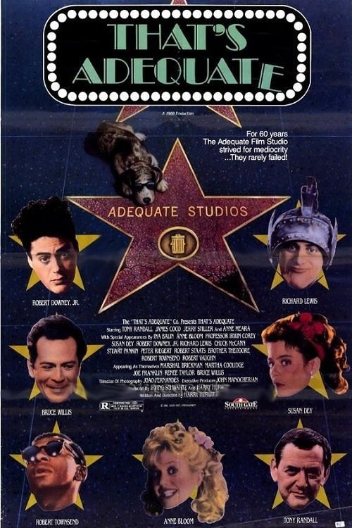 Movie poster for That's Adequate (1989)