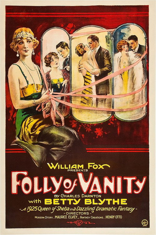 Movie poster for Folly of Vanity (1924)
