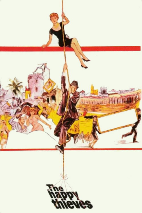 Movie poster for The Happy Thieves (1961)