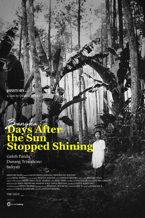 Movie poster for Bangka: Days After The Sun Stopped Shining (2018)