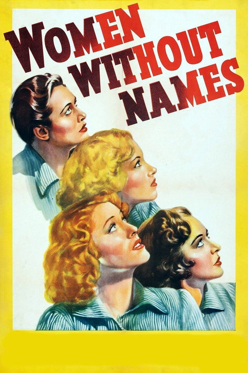 Movie poster for Women Without Names (1940)
