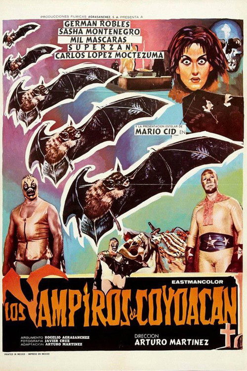 Movie poster for The Vampires of Coyoacan (1974)
