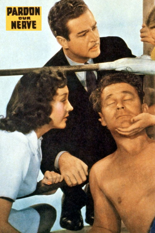 Movie poster for Pardon Our Nerve (1939)