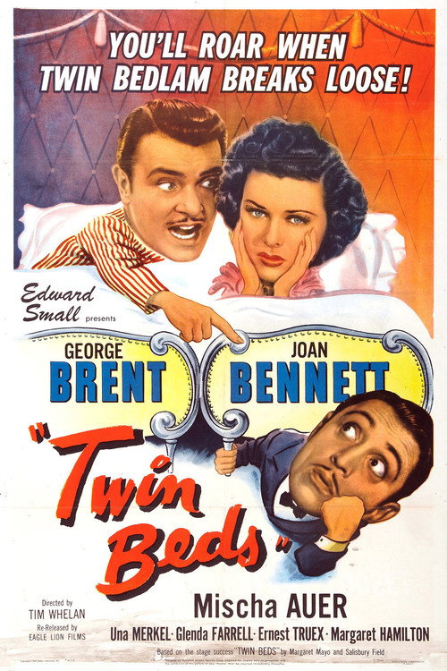 Movie poster for Twin Beds (1942)