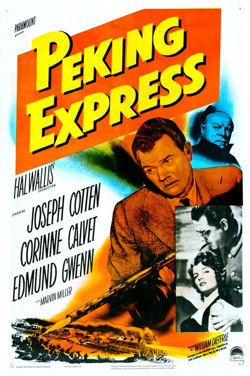 Movie poster for Peking Express (1951)