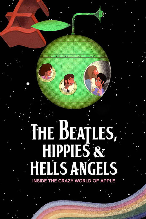 Movie poster for The Beatles, Hippies & Hells Angels: Inside the Crazy World of Apple (2017)