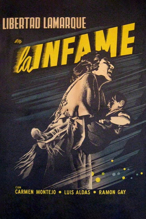 Movie poster for La infame (1954)
