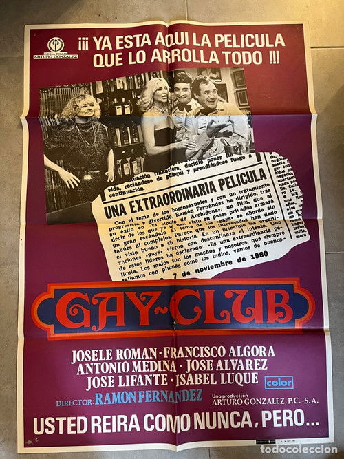 Movie poster for Gay Club (1981)