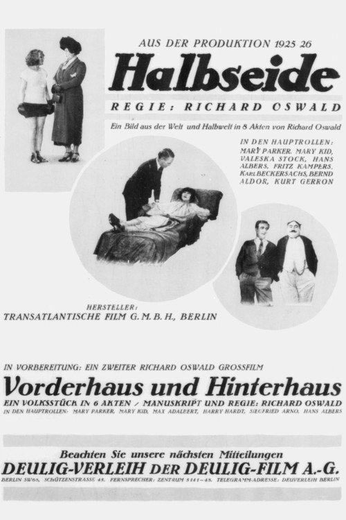 Movie poster for Halbseide (1925)