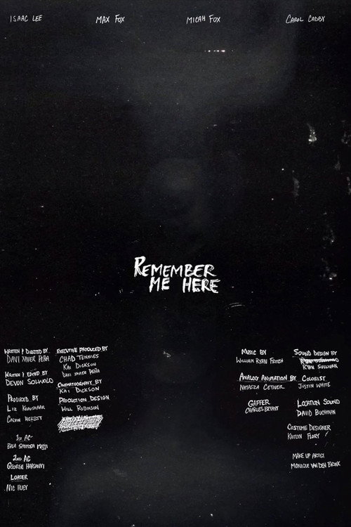Movie poster for Remember Me Here (2024)