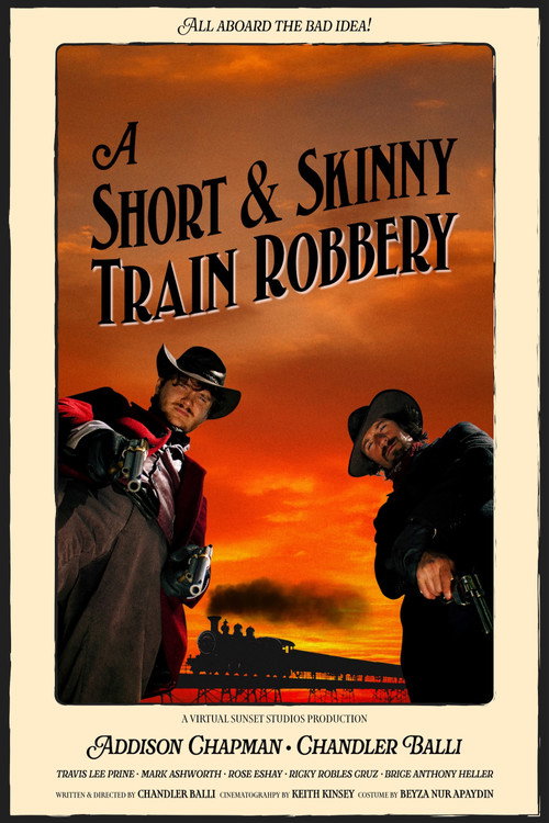Movie poster for A Short and Skinny Train Robbery