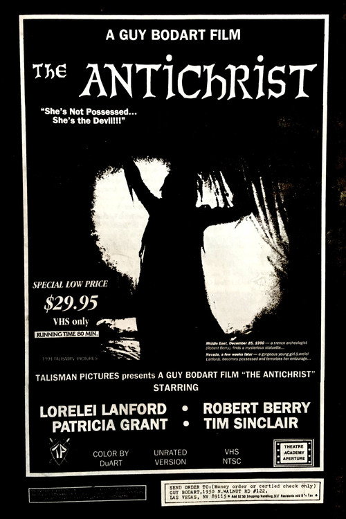 Movie poster for The Antichrist (1991)