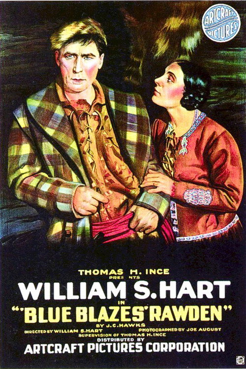 Movie poster for 'Blue Blazes' Rawden (1918)