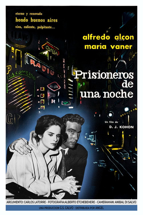Movie poster for Prisioneros de una noche (1962)